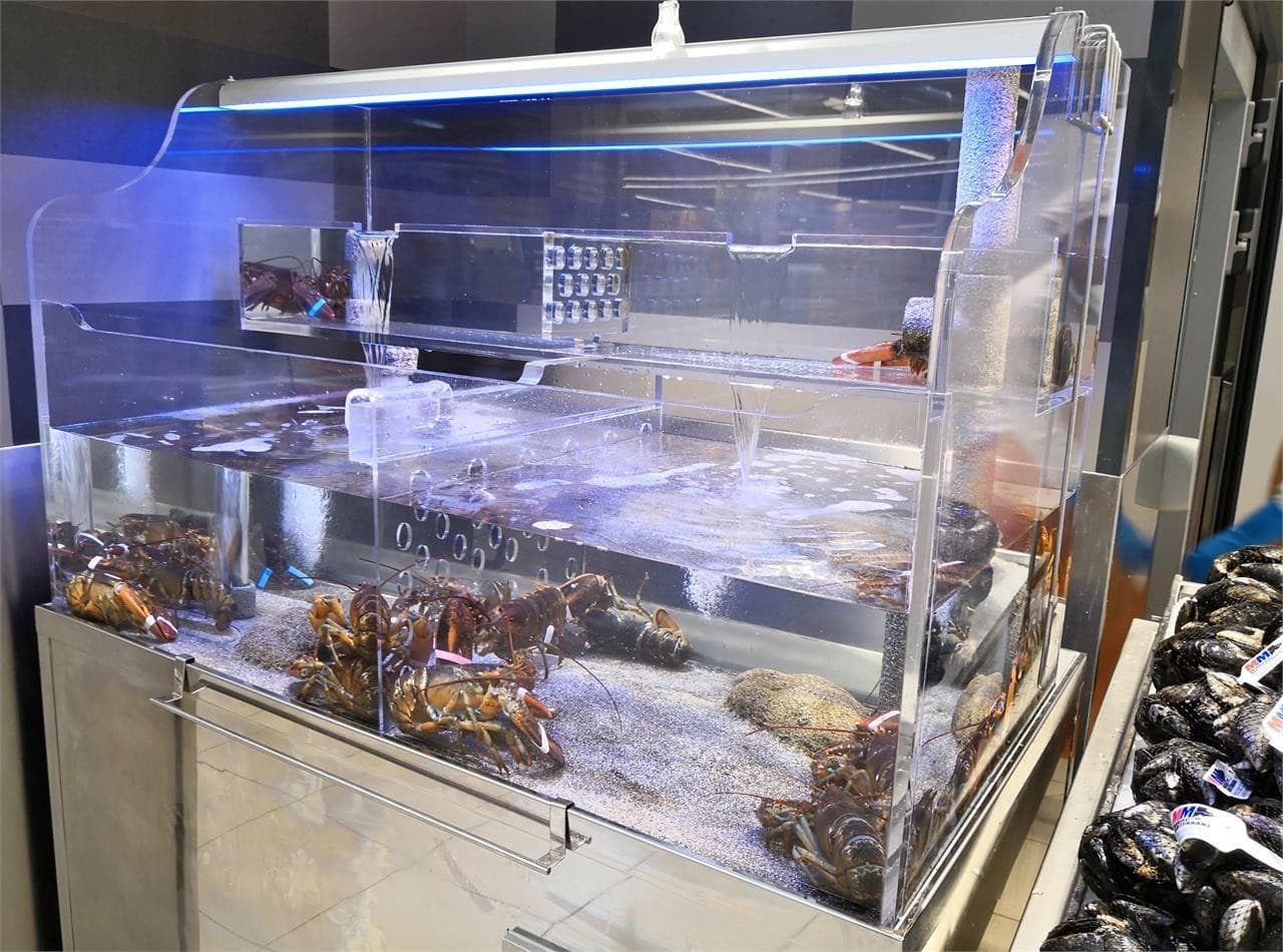Acuario para restaurante